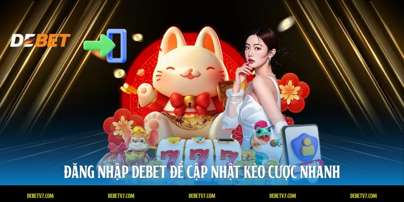 Đăng nhập DEBET để cập nhật kèo cược nhanh